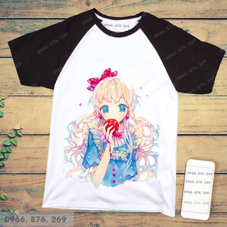 In áo anime thoe yêu cầu