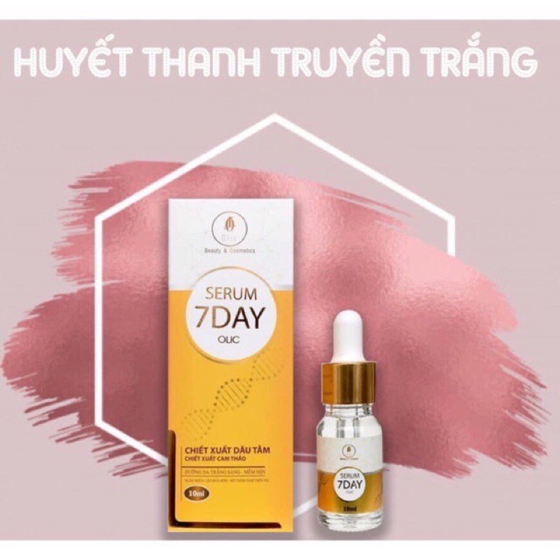 CHÍNH HÃNG] Huyết Thanh Truyền Trắng 7day Olic