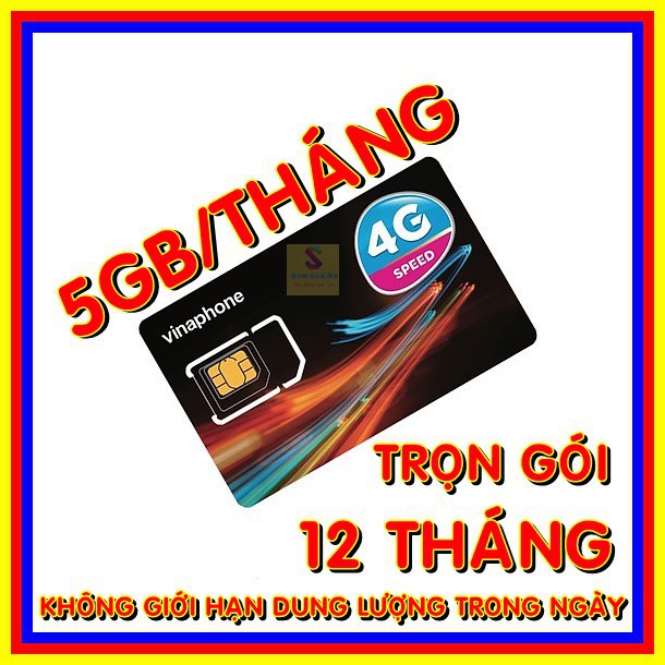 Sim 4G Vina D500 trọn gói 1 năm không nạp tiền - Gói 5,6GB/tháng mạng 4G Vinaphone miễn phí trong 12 tháng