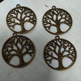 Gói 10-50gam mặt cây tree of life 34mm màu đồng