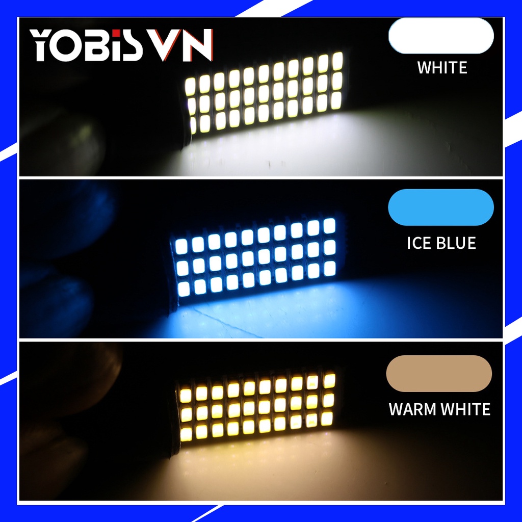 Led chuyên dụng soi biển số 1 mặt T10 chip SMD