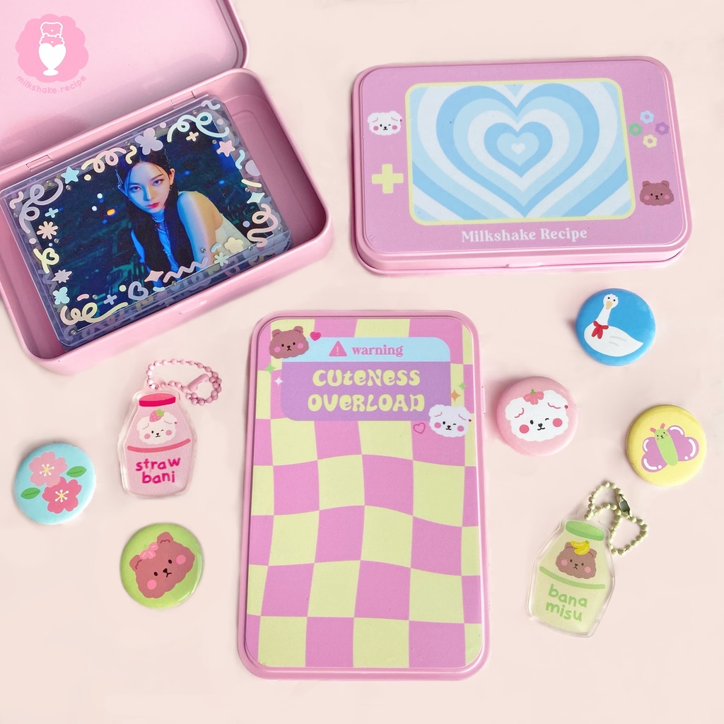 Hộp thiếc mini đa năng đựng phụ kiện, son, toploader, đồ trang sức Treasure box