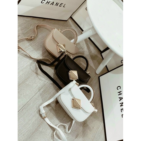 Túi xách quai kiềng hàng Quảng Châu về ba màu siêu xinh