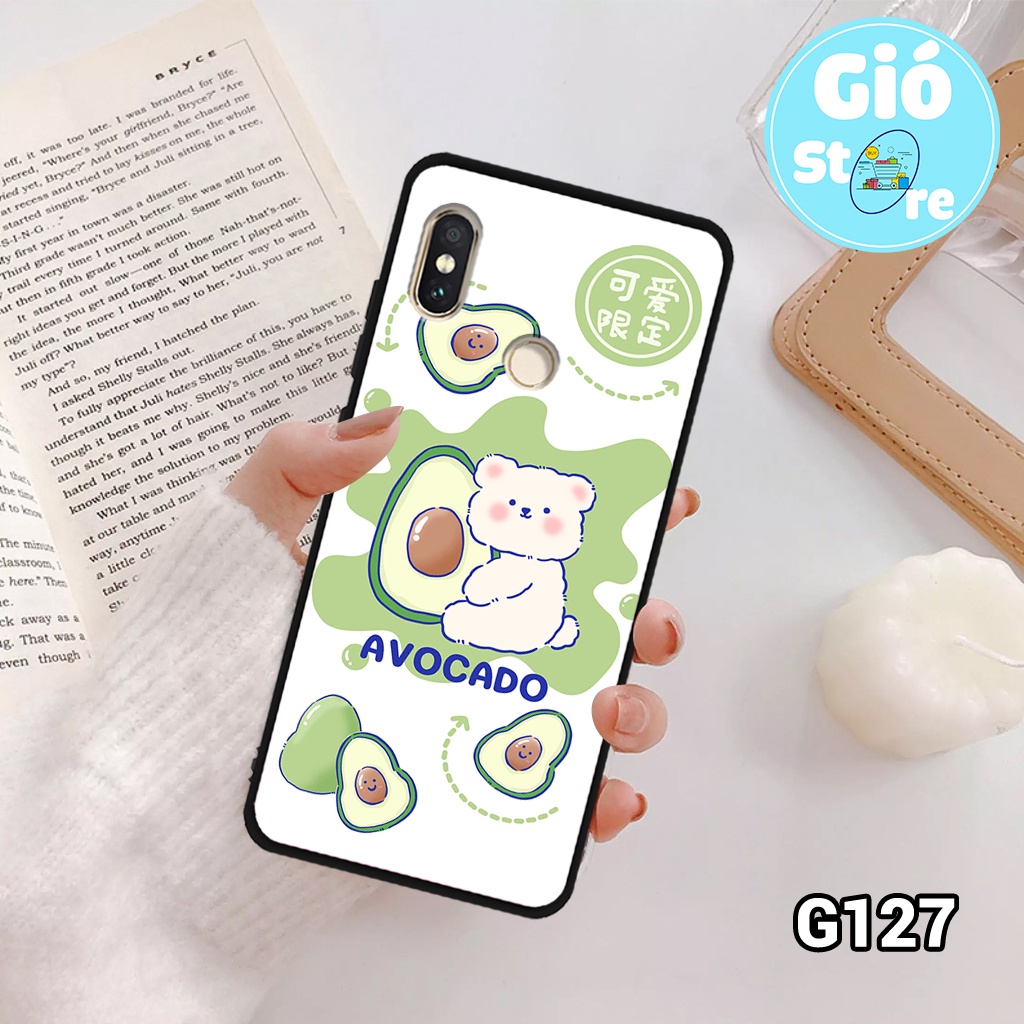 Ốp lưng Xiaomi REDMI NOTE 5-5 PRO-NOTE 6 PRO-REDMI S2 - Ốp điện thoại Xiaomi in hình quả bơ,avocado dễ thương,siêu bền