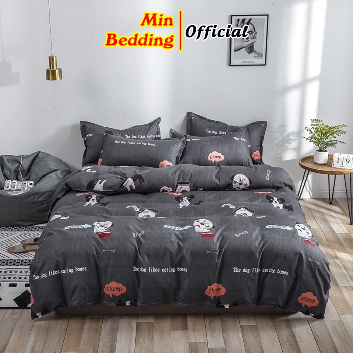 Bộ Ga Gối, Ga Giường + 2 Vỏ Gối Poly Cotton M6. M8. M2. Nhiều Mẫu Tùy Chọn, Bo Chun Miễn Phí - MinBedding | BigBuy360 - bigbuy360.vn