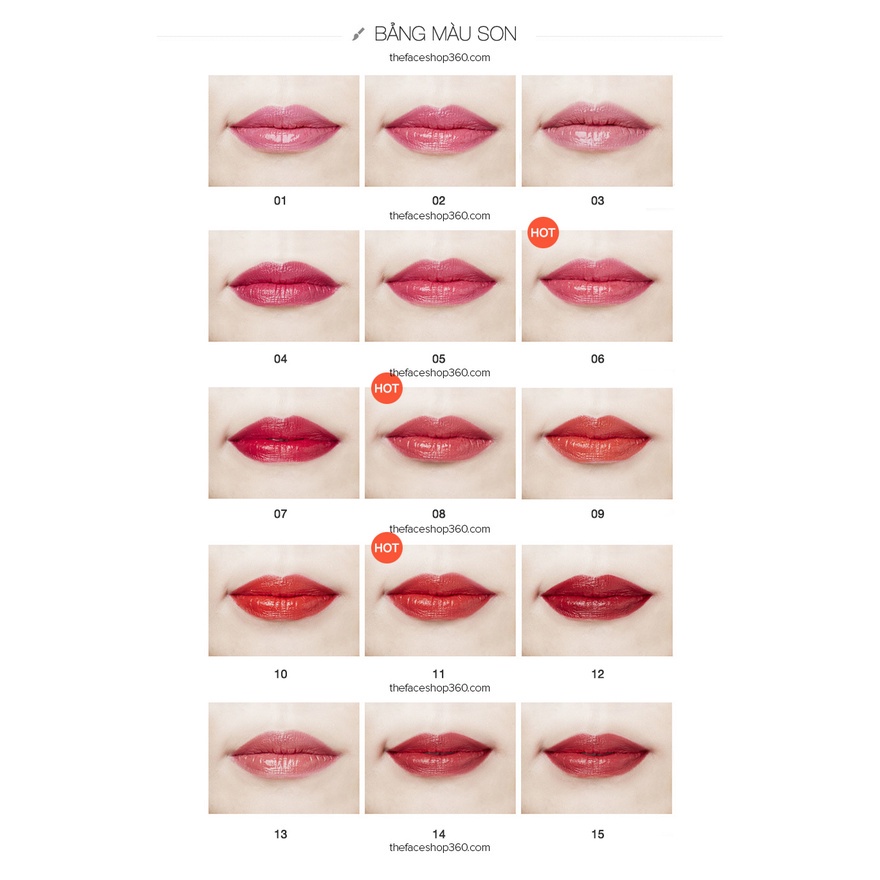 Son Thỏi Collagen Ampoule Lipstick The Face Shop