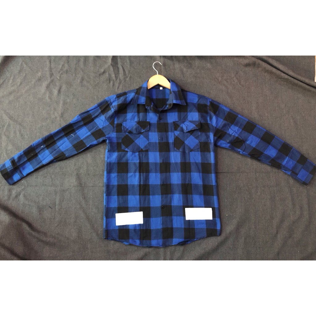 [ MUA 2 GIẢM 30% ] ÁO SƠ MI FLANNEL IN OFF FORM UNISEX