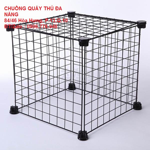CHUỒNG QUÂY THÚ CƯNG ĐA NĂNG COMBO 6 MIẾNG MIỄN PHÍ CHỐT VÀ BÚA LẮP RÁP