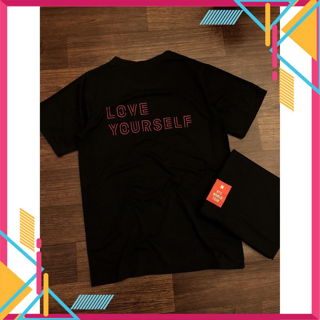 [SALE SỐC]  Áo Thun LOVE YOURSELF WORLD TOUR BTS chất cotton