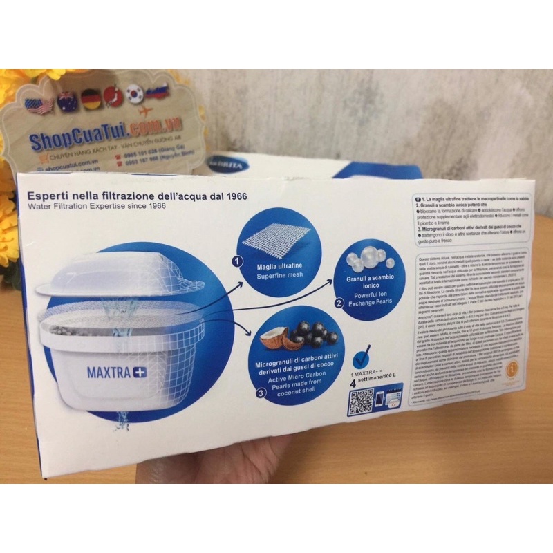 💁🏻loi  & BÌNH LỌC NƯỚC BRITA FLOW GERMANY THIẾT KẾ MỚI 8,2 LIT