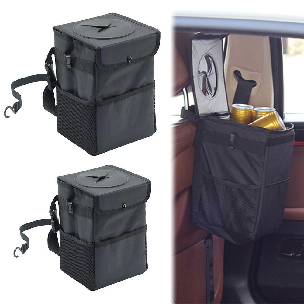 Thùng Rác Có Nắp Đa Năng Tiện Dụng Cho Xe Hơi