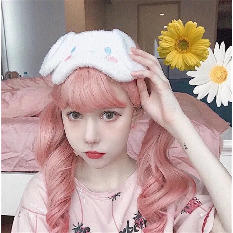 Bịt mắt che mắt thỏ trắng xinh xắn