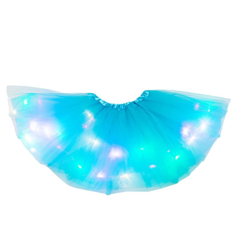 Chân Váy Xòe Nhiều Màu Sắc Có Đèn LED Xinh Xắn Cho Bé Gái