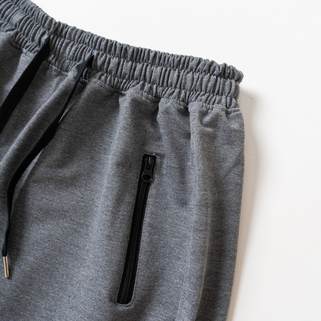 Quần Short Thun Nỉ Nam Kenta Dây Kéo Túi QST0005