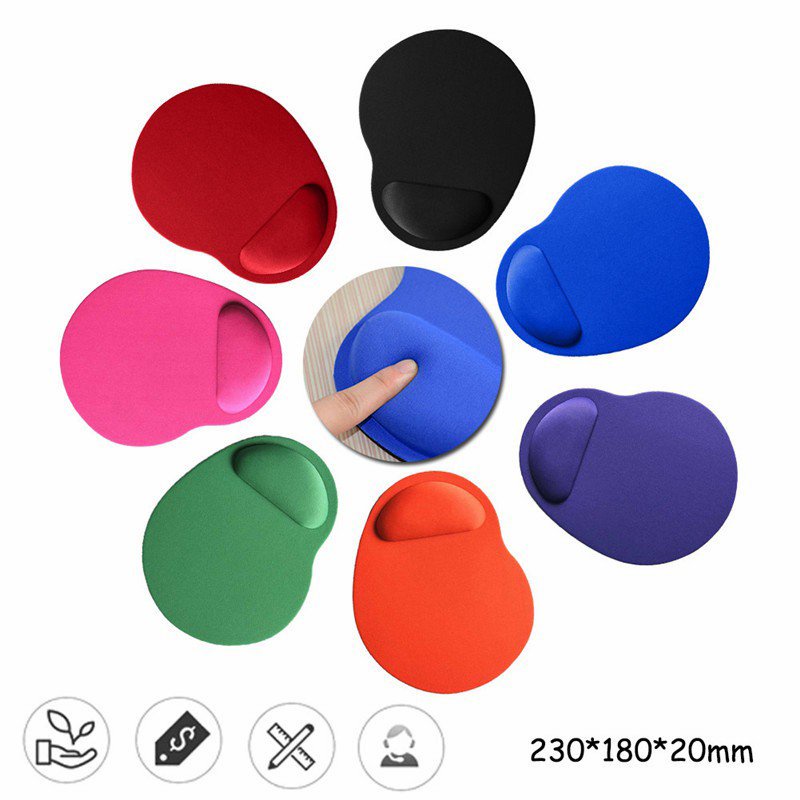 Miếng lót chuột có đệm kê tay bằng silicon mềm tiện dụng khi sử dụng máy tính/ notebook/ laptop- hàng loại 1