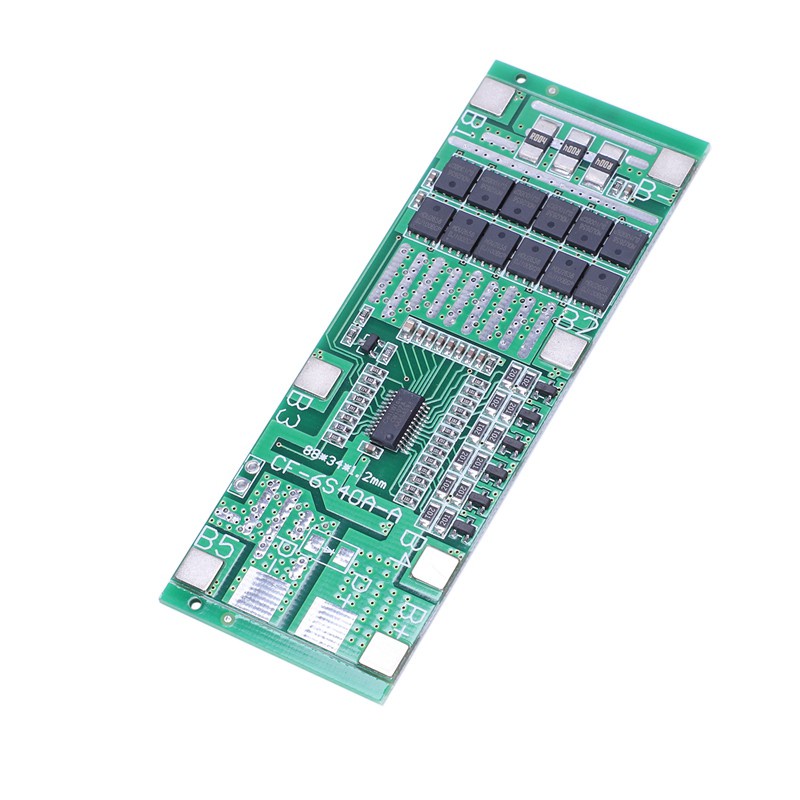 24V 6S 40A 18650 Li-Ion Lithium Battery Protect Board Solar Lighting Bms Pcb With Balance For Ebike Scooter