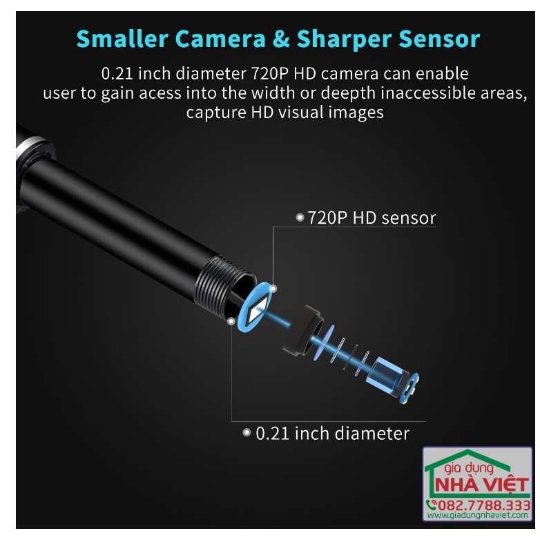 Camera nội soi tai mũi họng hình ảnh HD Visual Earwax Clean Tool I98