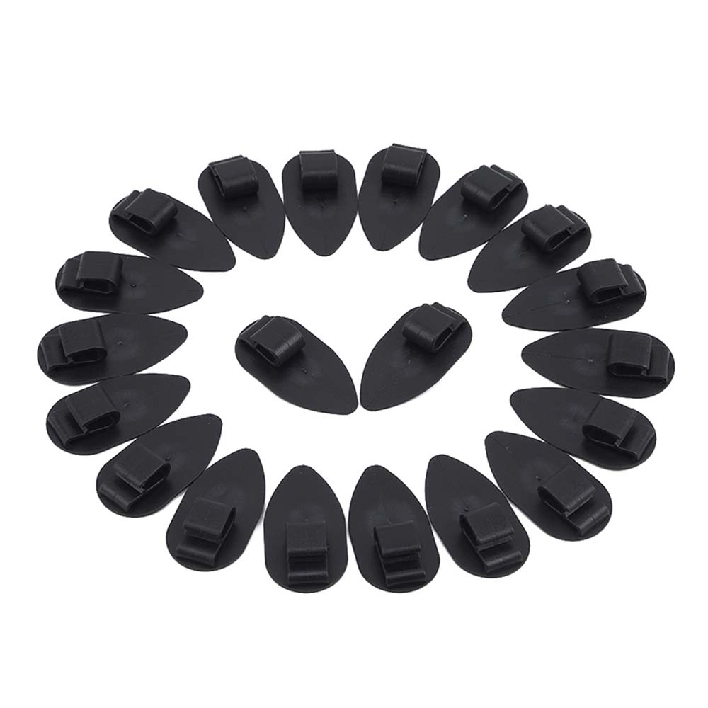 Aaron1 Set 10 Kẹp Cố Định Thảm Lót Sàn Xe Hơi Chống Trượt Siêu Bền Tiện Dụng