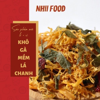 (LOẠI NGON) 200GR Khô gà lá chanh, khô gà ta loại thượng hạng NHII FOOD thực phẩm sạch nhà làm