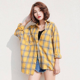 Sơ mi kẻ trẻ trung ( oder 3-5h quảng châu )