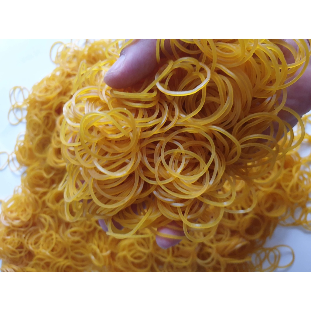 500g dây thun trắng sữa,vàng cột hàng hóa cao cấp,cột tiền,cột flashcard,cột miệng bịch bóng cột hàng gia dụng