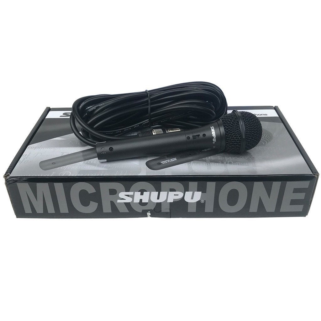 Micro hát karaoke có dây Shupu 959 - Bảo hành 6 tháng
