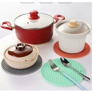 Set 2 Miếng nhấc nồi lót cốc Silicon tiện lợi