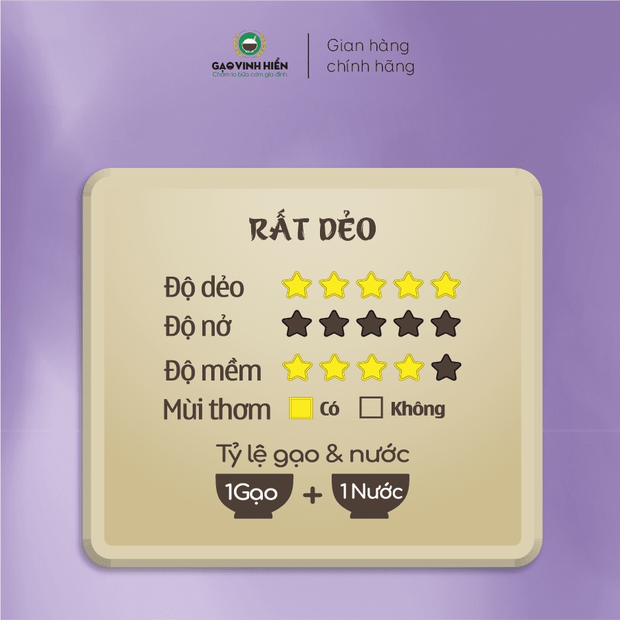 Gạo Nhật Taiyo Vinh Hiển cao cấp 5kg - Dẻo nhiều, mềm thơm, ngon cơm