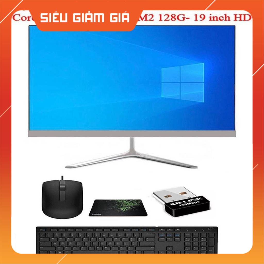 Bộ máy tính KIWI AIO CORE i5 19inch - tích hợp tất cả trên 1 màn hình kèm bàn phím, chuột, miếng lót