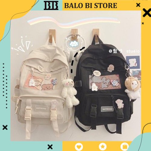 Balo ulzzang nam nữ cá tính đẹp đi học thời trang cao cấp dễ thương đi chơi đi du lịch BALO BI STORE Ulzzang 19