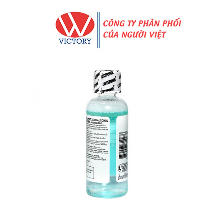 Nước súc miệng Listerine Cool Mint (100ml) - Ngừa sâu răng, hôi miệng - Victory Pharmacy
