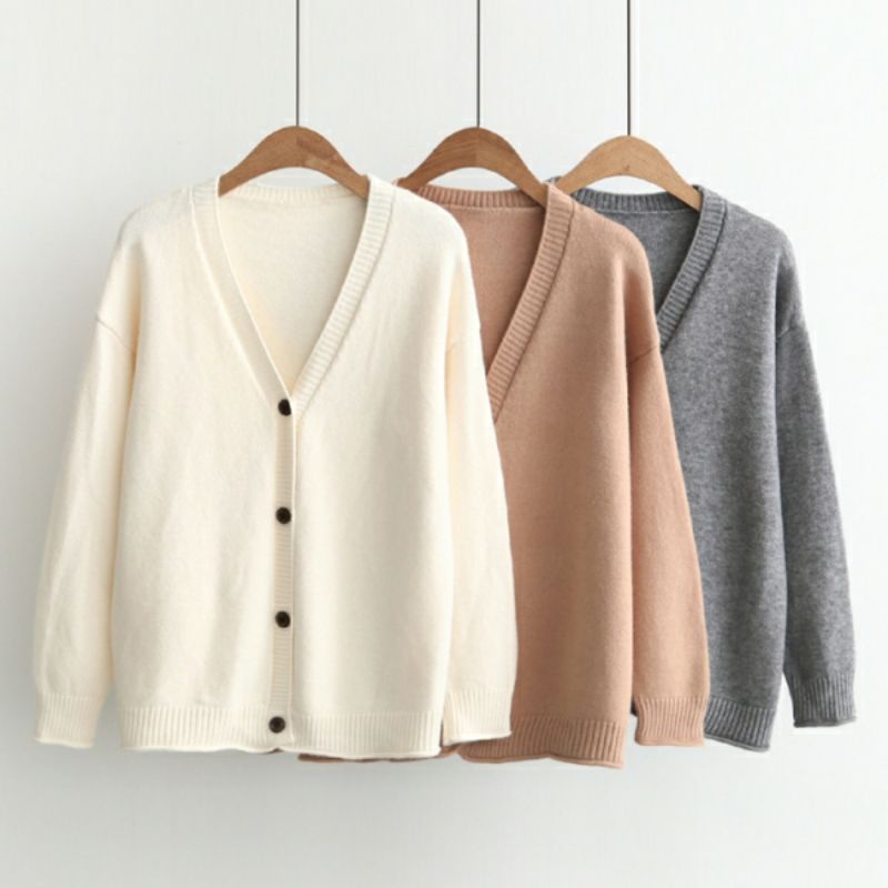 Áo len cardigan