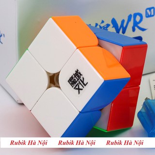 Rubik 2x2 Moyu Weipo WR Đen/Stickerless/Có Nam Châm