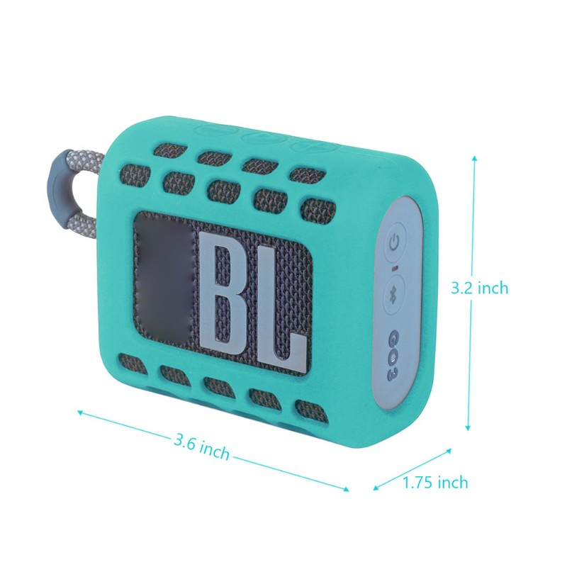 Vỏ silicon bảo vệ chống bụi cho loa bluetooth Jbl Go 3 Go3 chất lượng