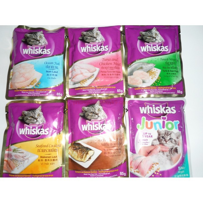 Thức Ăn Cho Mèo, Pate Cho Mèo_Whiskas 85g