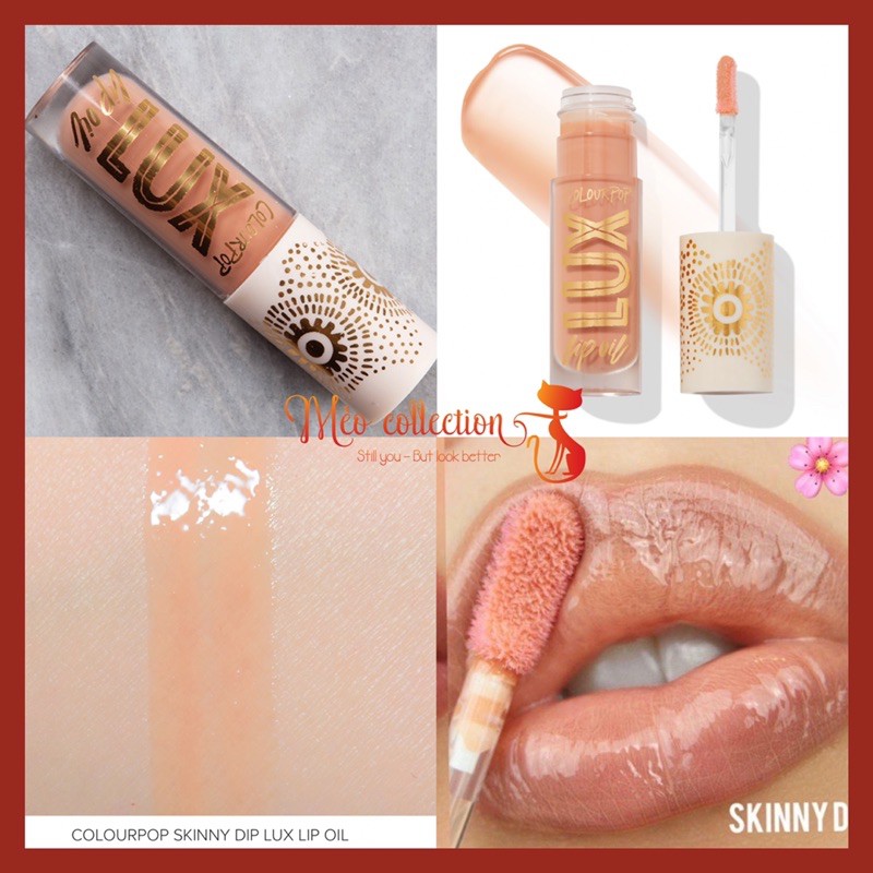 Son Colourpop - Lux Lip Oil màu Hot Shot, Skinny Dip, Blossom Out | BigBuy360 - bigbuy360.vn