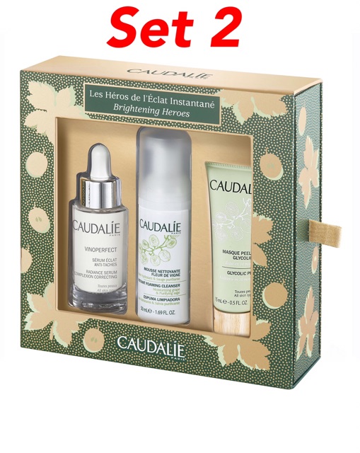 [Mã SKAMA9 giảm 8% đơn 250K] Set serum Caudalie vinoperfect 3 món