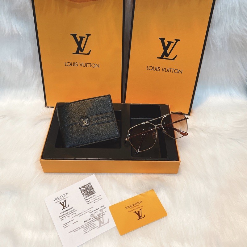 Set Ví Nam và Kính Nam FullBox dành cho nam kèm túi giấy hãng | BigBuy360 - bigbuy360.vn
