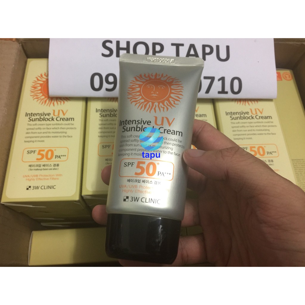 {Chính hãng - Ảnh thật} Kem Chống Nắng 3W Clinic Intensive Sunblock Cream 70ml | BigBuy360 - bigbuy360.vn