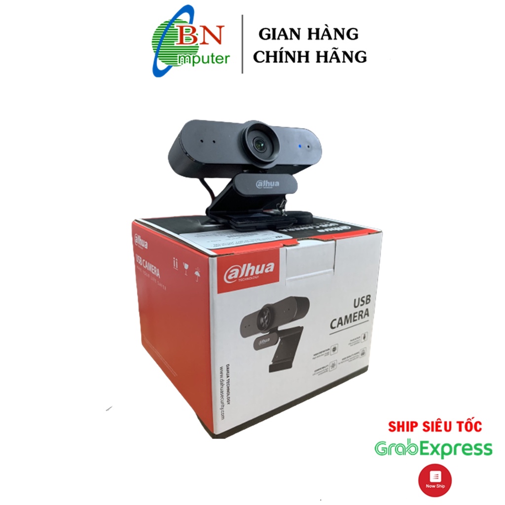 [Mã 253ELSALE hoàn 7% đơn 300K] Webcam máy tính Dahua U320 độ nét cao, tích hợp mic, bảo hành 24 tháng