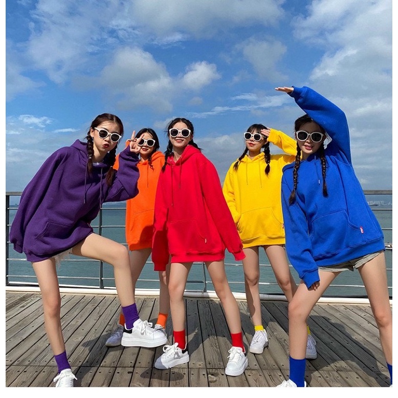 Áo hoodie trơn nhiều màu ,Áo sweater nam nữ,Áo hoodie nam nữ from rộng Unisex ,chất bao đep XƯỞNG MAY TC 2