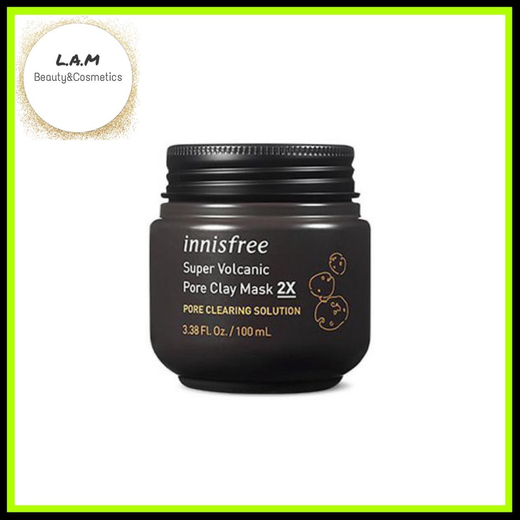 Mặt Nạ Đất Sét Innisfree Super Volcanic Pore Clay Mask 2X (Mẫu Mới)