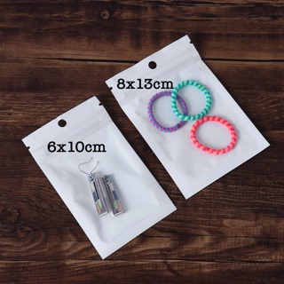 10 Túi zip khoá có lỗ treo 8x13 cm