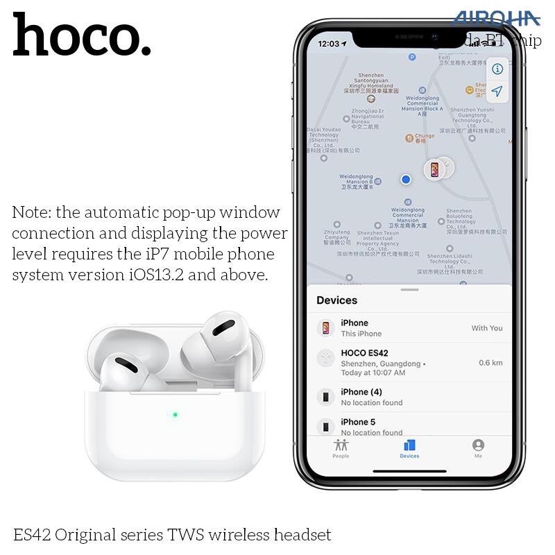 [Mã 267ELSALE hoàn 7% đơn 300K] Tai nghe bluetooth Hoco ES42 định vị đổi tên chính hãng Hoco