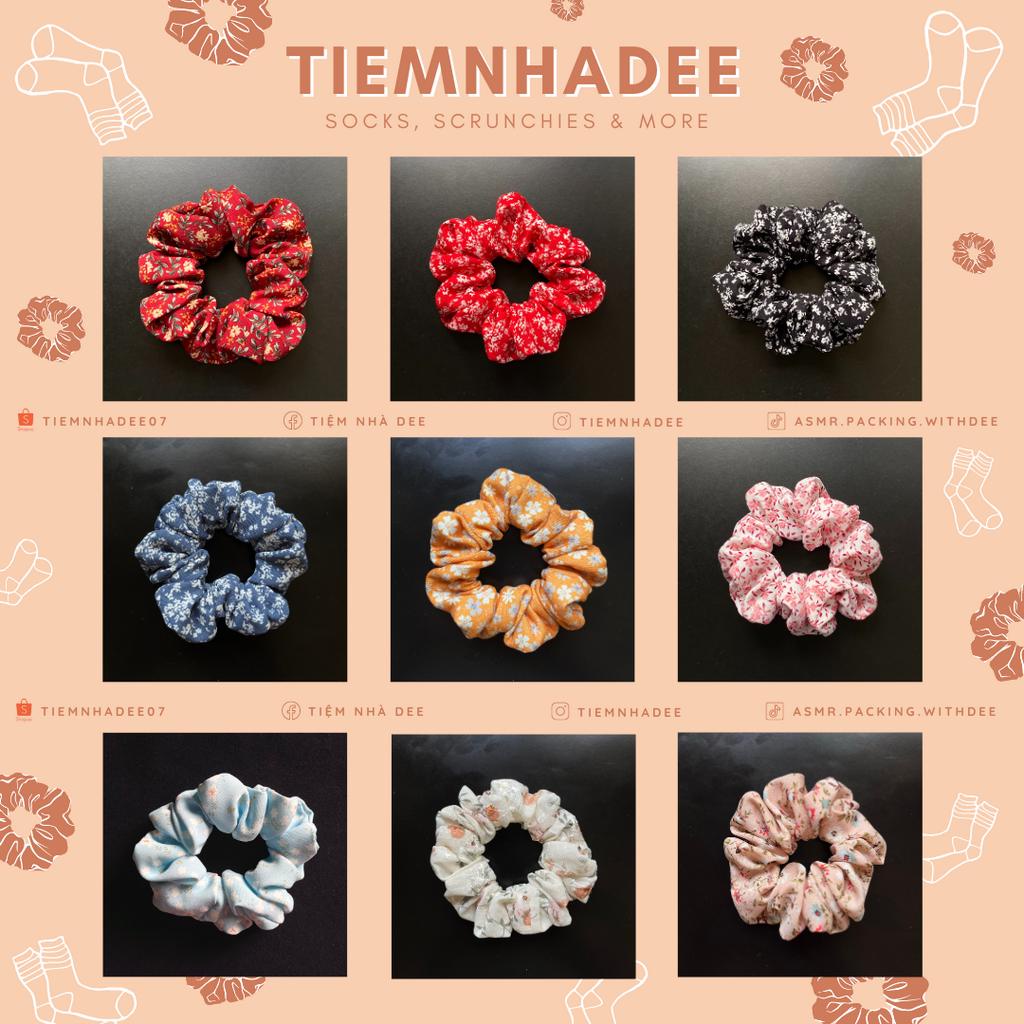 SCRUNCHIES HỌA TIẾT - Hoa nhí nổi bật, màu sắc tươi mới