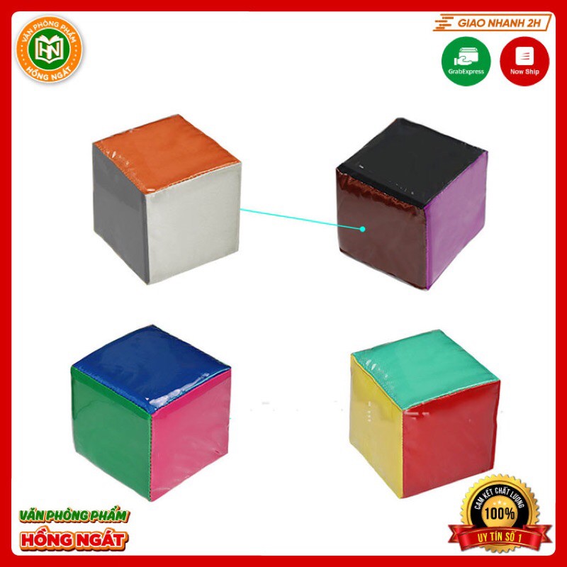 Xúc xắc cài thẻ 10 x 10cm đồ dùng giáo cụ dạy học trong các hoạt động trò chơi phục vụ cho học tập của giáo viên XXCT