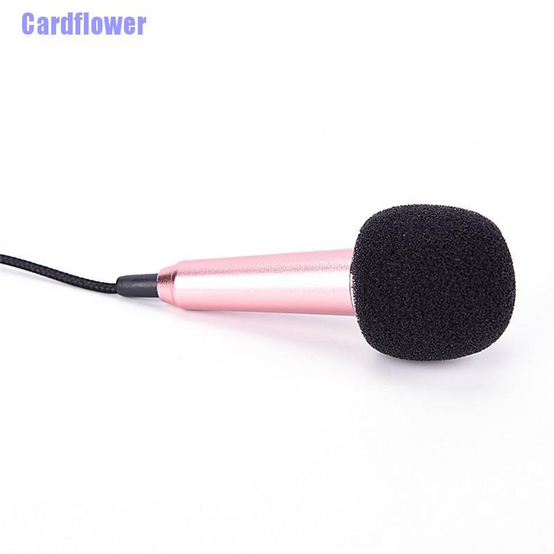 Cardflower  2017 Hot Mini Karaoke Condenser Microphone for Phone Computer Mini Phone Microphone