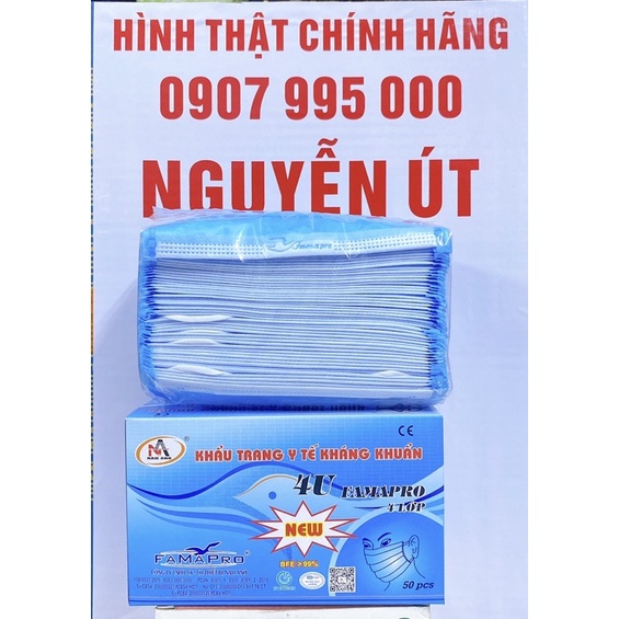 khẩu trang famapro 4 lớp hộp 50 cái