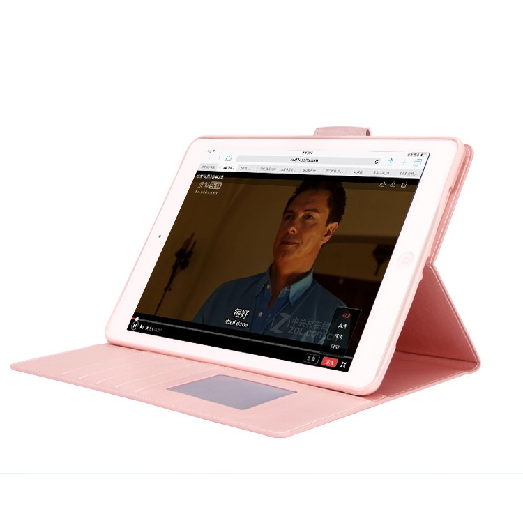 Bao da dạng ví SamSung Galaxy Tab A7 2020 T505, Tab S6 Lite hiệu Hanman có quai cài