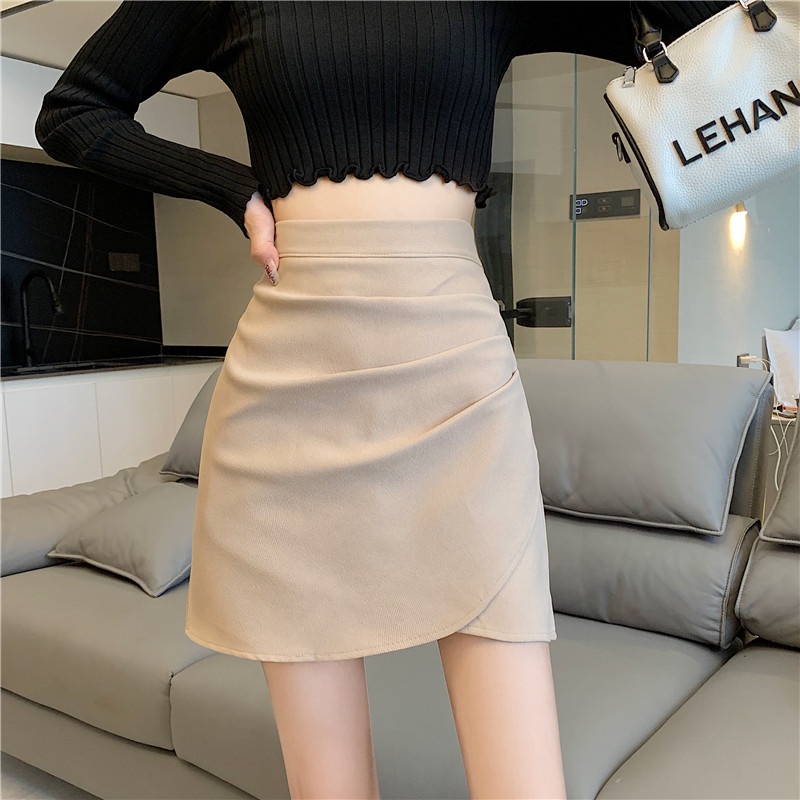 SUXI Chân Váy Lưng Cao Dáng Ôm Quyến Rũ Thời Trang Hàn Quốc Cho Nữ